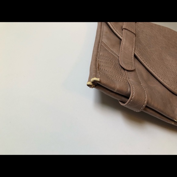 BCBGeneration Metallic Pink Envelope Clutch - Picture 6 of 8